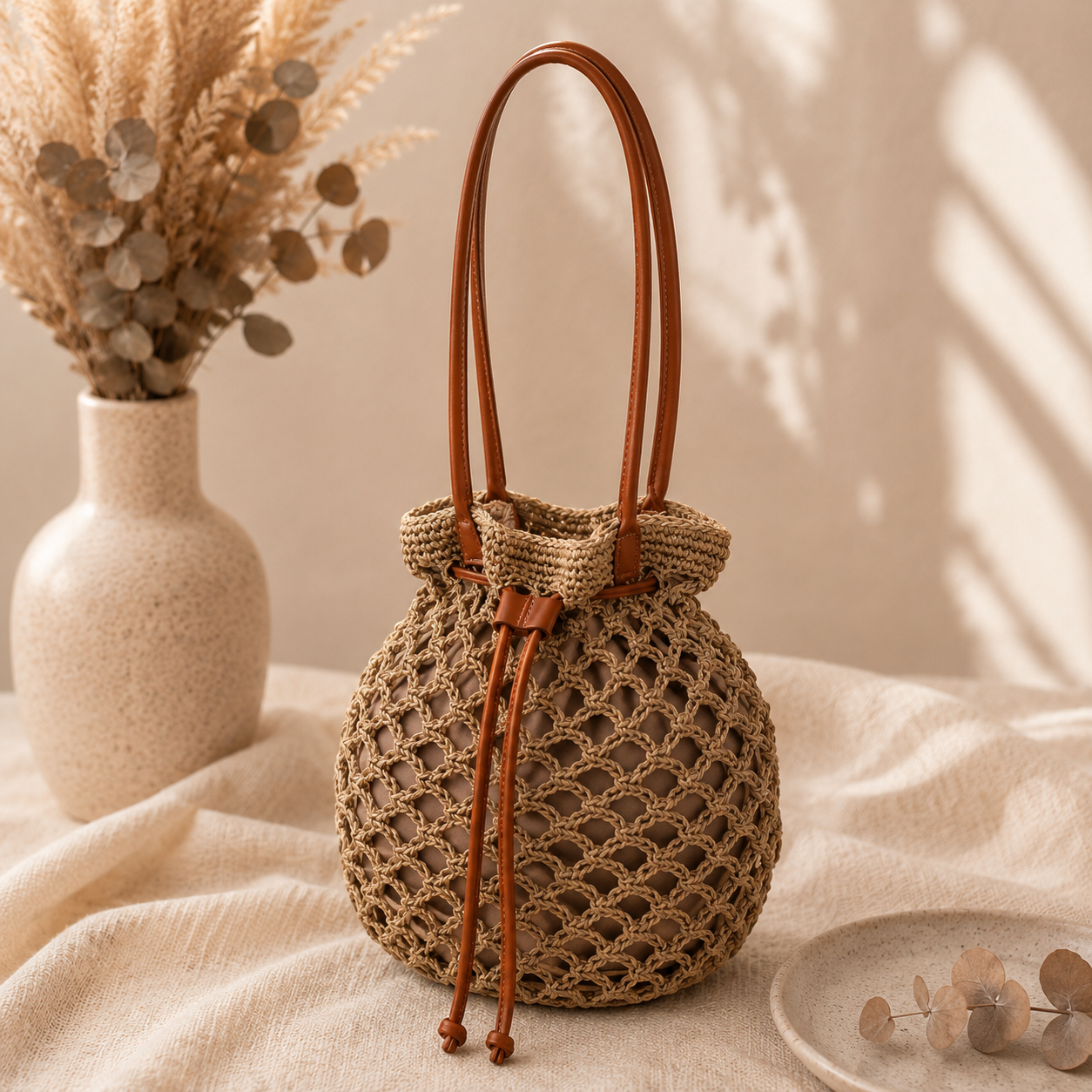 Brisa Ébano — Bolso de fique